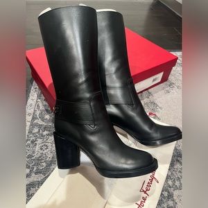 Authentic Salvatore Ferragamo Alan Tall Boots